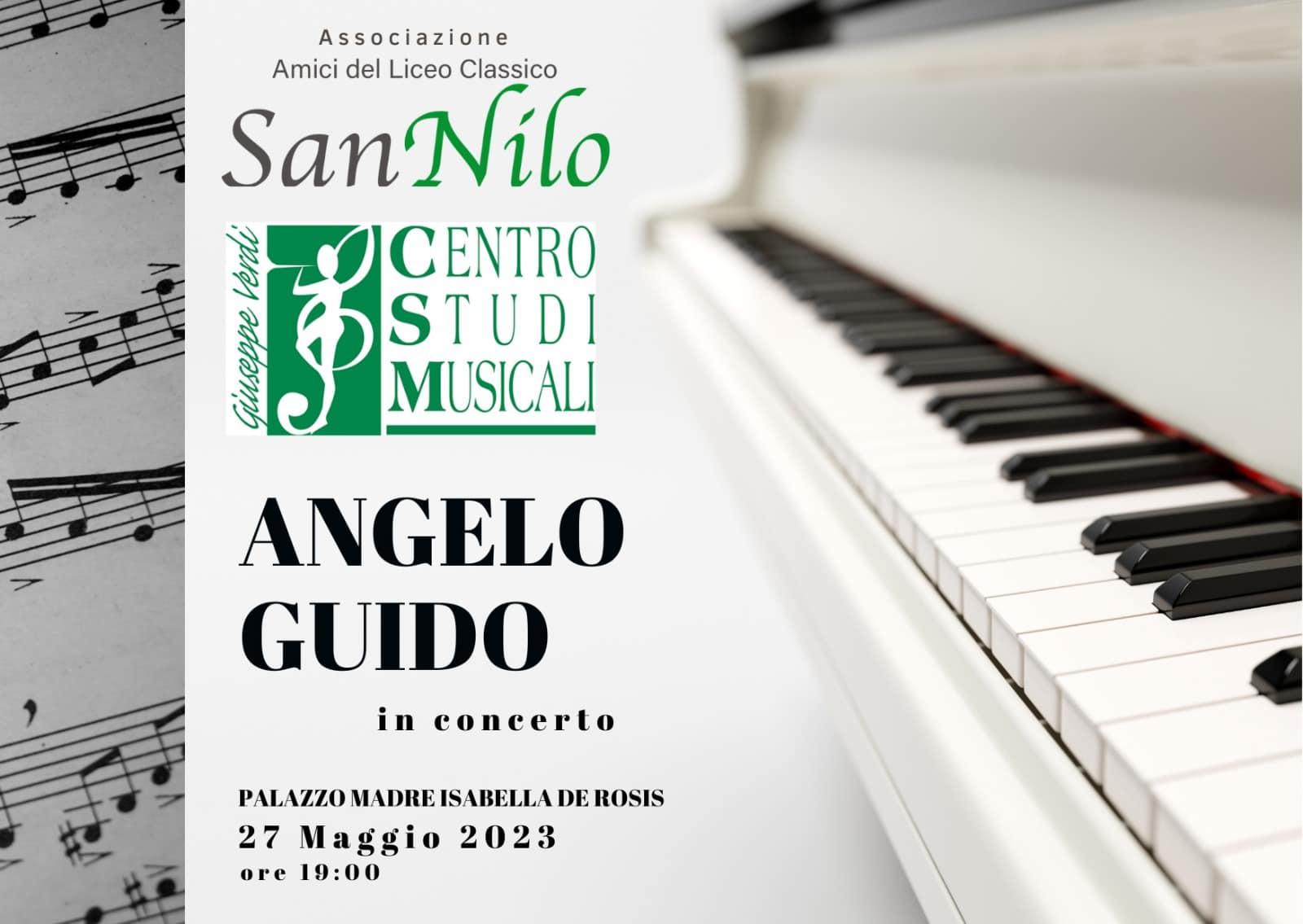 Recital Angelo Guido - Locandina