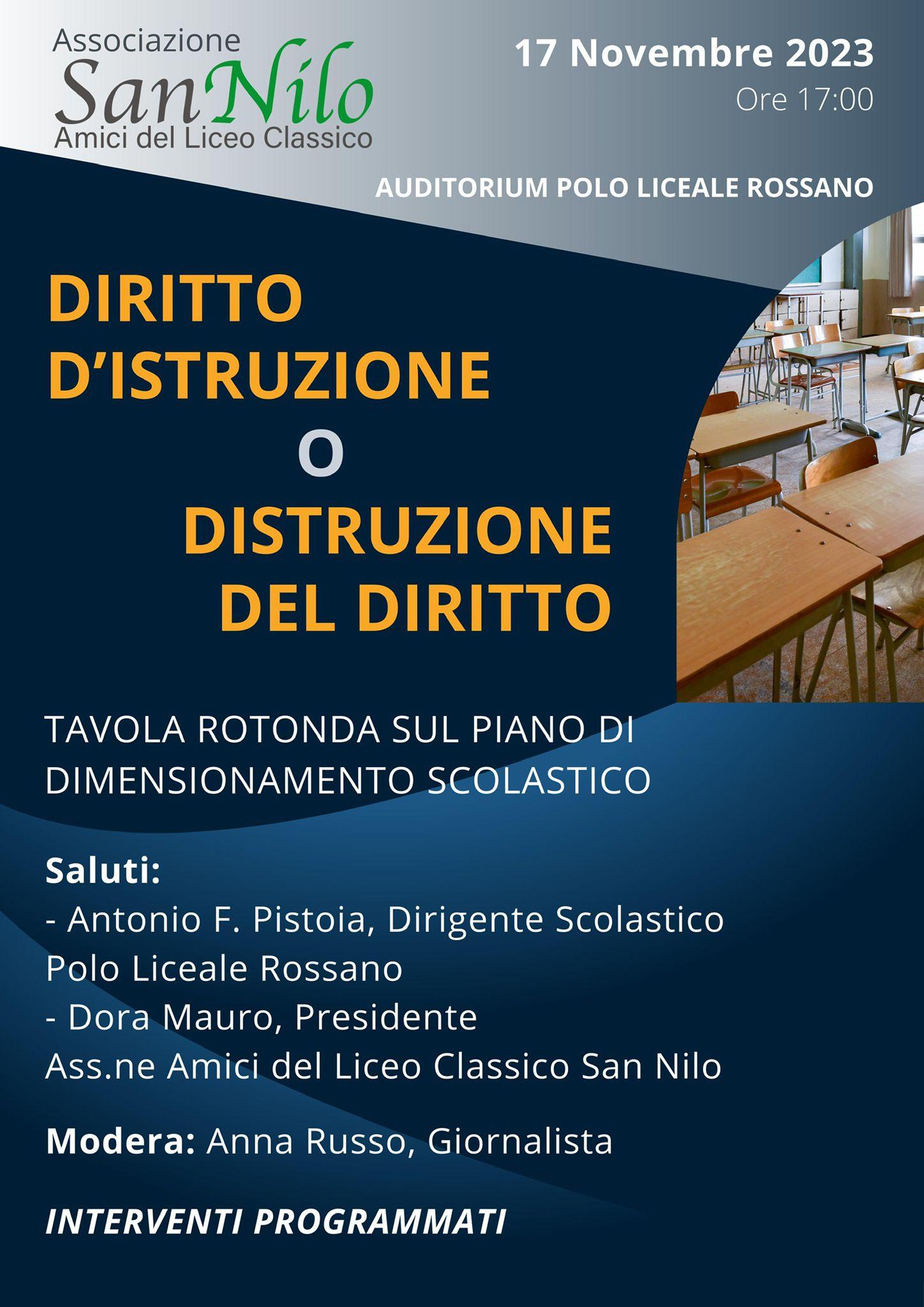 Diritto d’Istruzione o Distruzione del Diritto